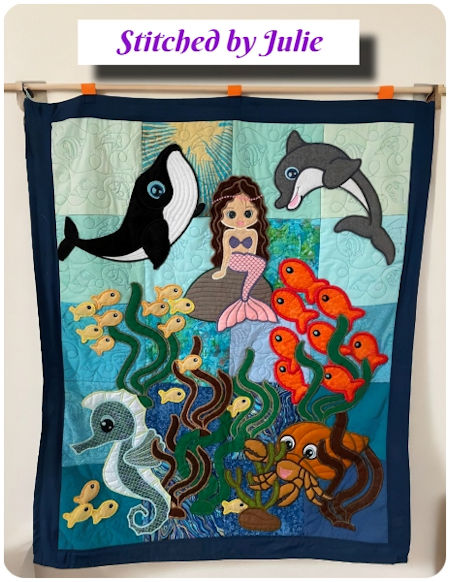Sea Collection Quilt by Julie - 450