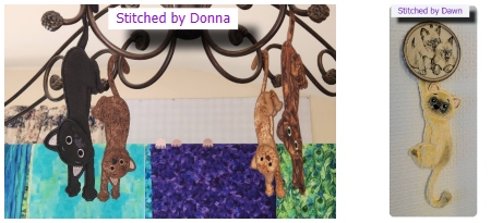 Dangling Cats by Donna and Dawn