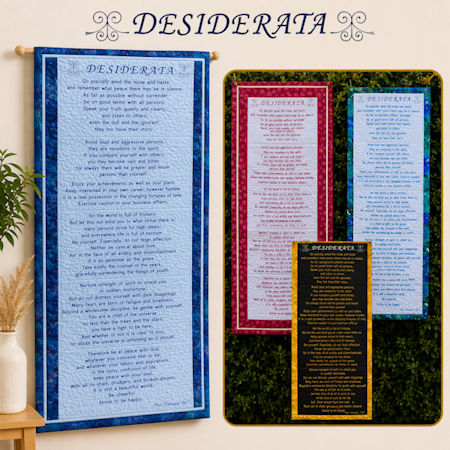 Desiderata Wall Hanging by Fayes Threads - 450