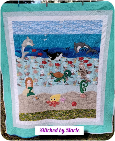 Sea Collection Quilt by Marie - 450
