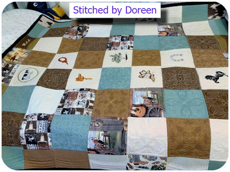 Majestic Block Quilt by Doreen - 450