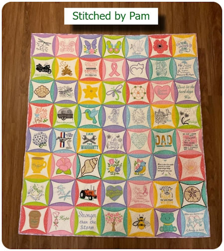 Orange Peel block by  Pam - 450