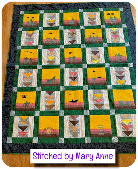 Remembrance Quilt by Mary Anne - 450