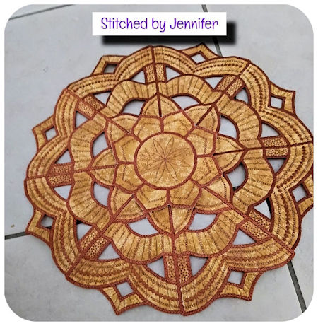 Cutwork Mandala by Jennifer - 450