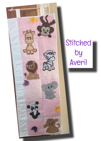 Jungle Animals Growth Chart by Averil