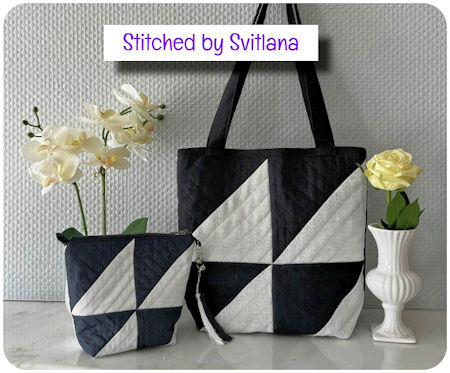 Free half square Triangle by Svitlana - 450