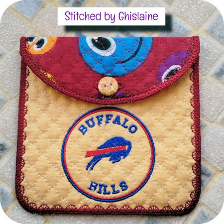 Quilt Bag with free Buttonhole by Ghislaine 1- 450