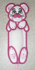 In the hoop bookmarks applique machine embroidery design
