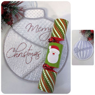 In the hoop Crazy Patch Bauble