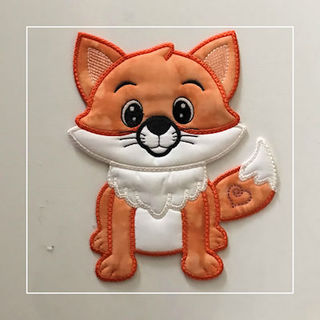 Large Fox Applique