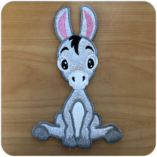 Large Applique Donkey