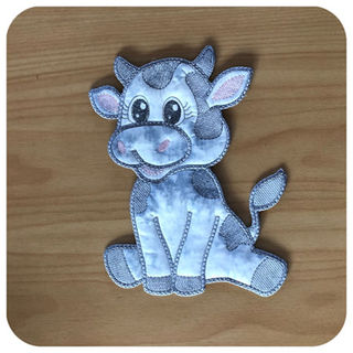 Large Applique Cow 2