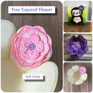 Free Layered Flower