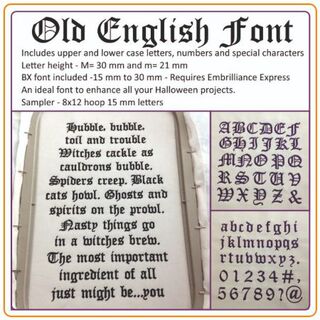 Old English Font