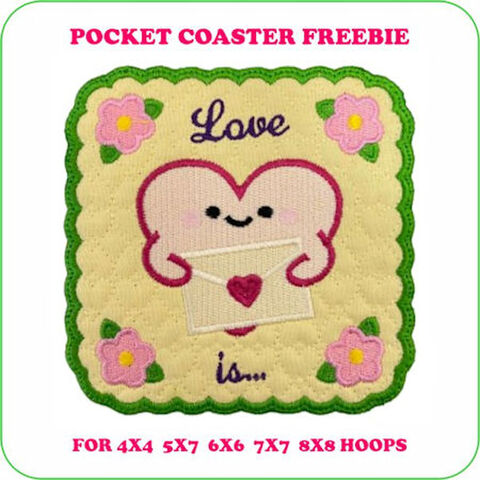 Free Love Is Pocket Coaster