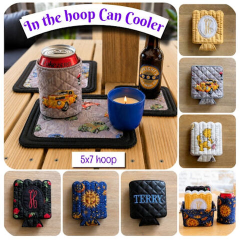 In the hoop No Sew Can Cooler