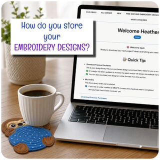 How Do You Store Your Embroidery Designs?