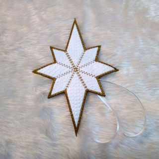 How to make Free In the hoop Christmas Star