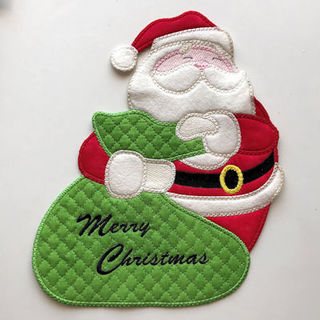 How to make our Large Applique Smiling Santa