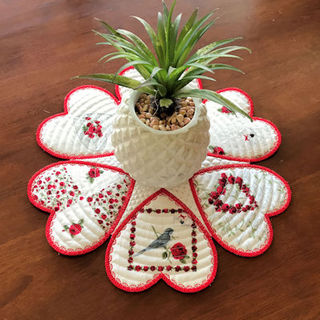 How to make Hearts in Abundance Placemat
