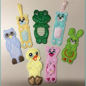 In the Hoop Bookmark Embroidery Designs